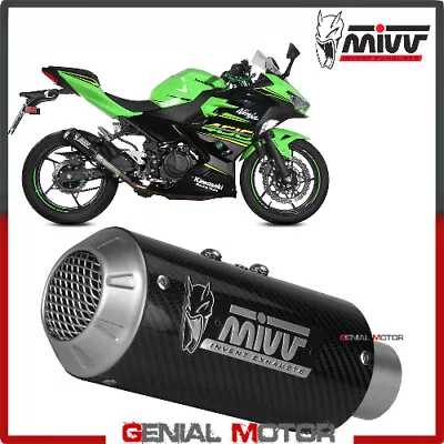 Mivv Exhaust Muffler MK3 Carbon For KAWASAKI NINJA 400 2018 > 2020 • $229.61